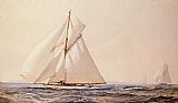 Montague Dawson Famous Paintings - A Yachting Competition